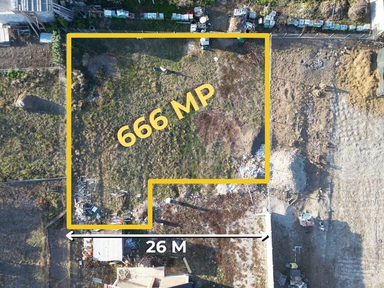 Teren Construcții intravilan de 666 mp, în Bucovăț (Remetea Mare)