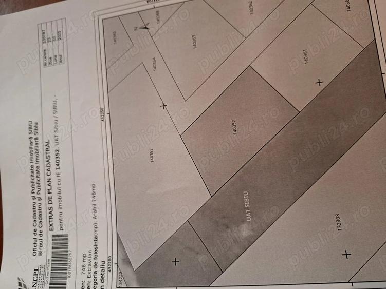 Teren de 1800 mp, în Exterior Vest