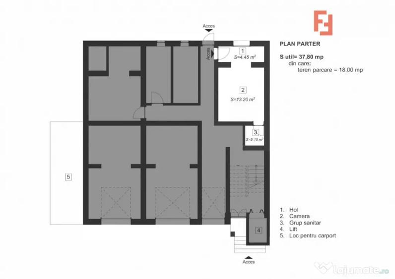Apartament cu 7 camere decomandat în Olimpia-Stadion