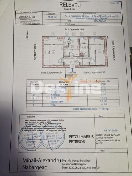 Apartament cu 2 camere decomandat, mobilat în Centrul Vechi