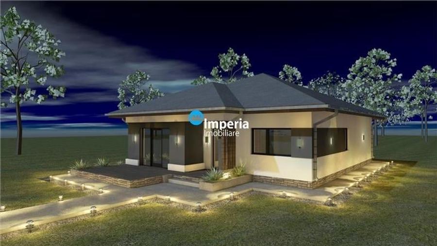 Casă individuală cu 4 camere cu Teren 500 Mp în Bucium
