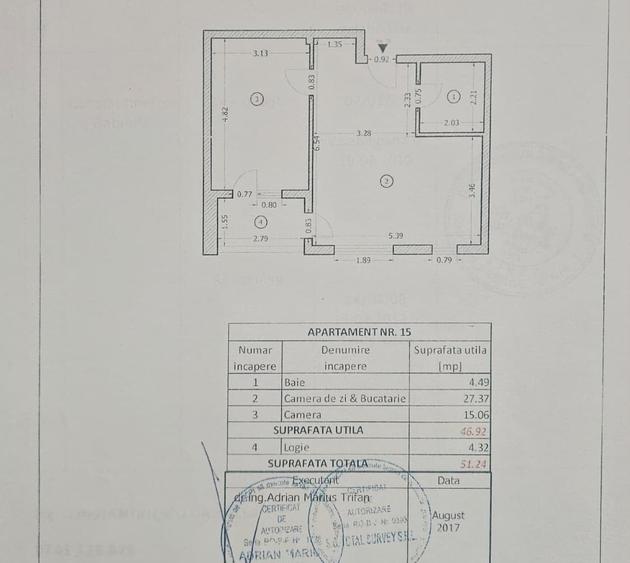 Apartament cu 2 camere, mobilat în Rahova
