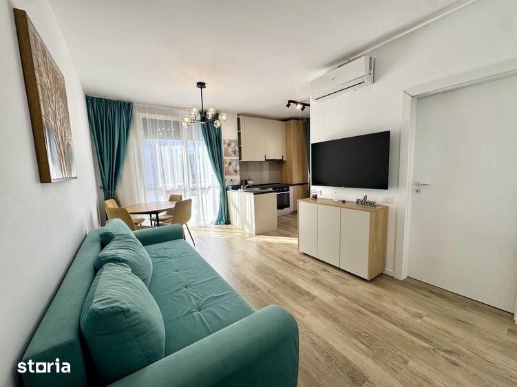 Apartament cu 2 camere semidecomandat în 6 Vânători