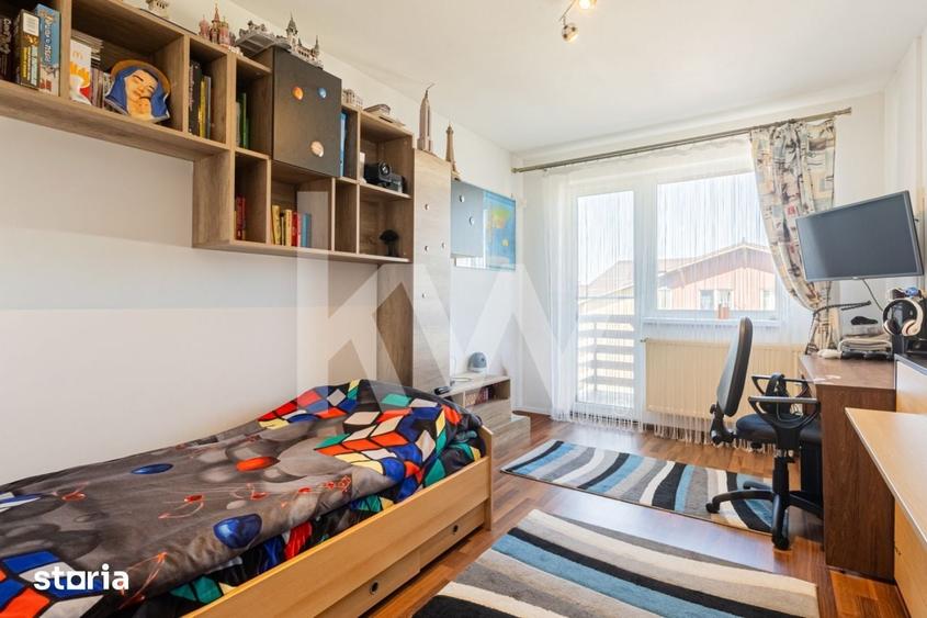 Apartament cu 3 camere decomandat, mobilat în Sânpetru