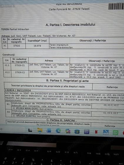 Casă cu 4 camere cu Teren 1900 Mp în Telești