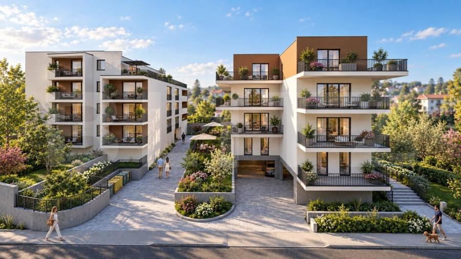 Apartament cu 3 camere decomandat în Cetate