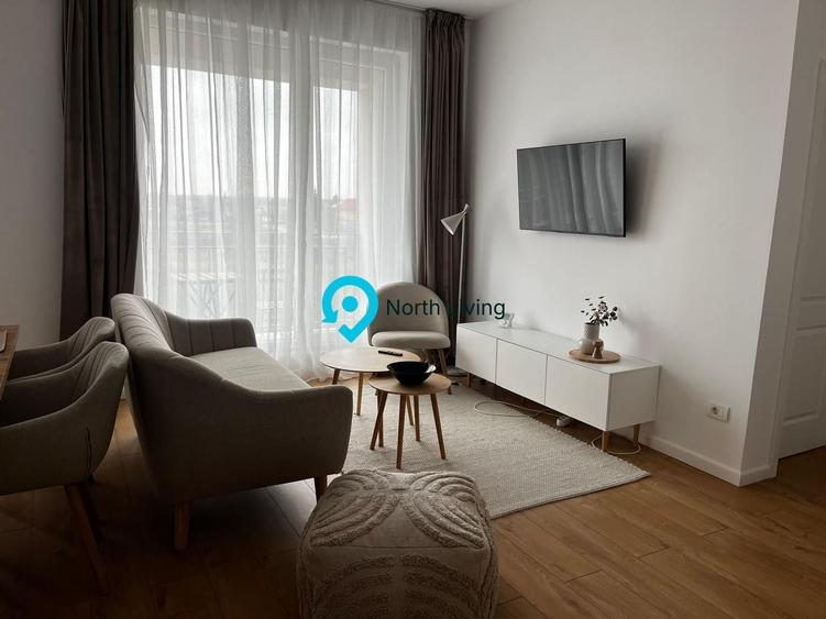Apartament cu 3 camere semidecomandat, mobilat în Tunari