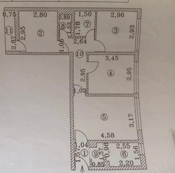 Apartament cu 4 camere semidecomandat, mobilat în Drumul Taberei