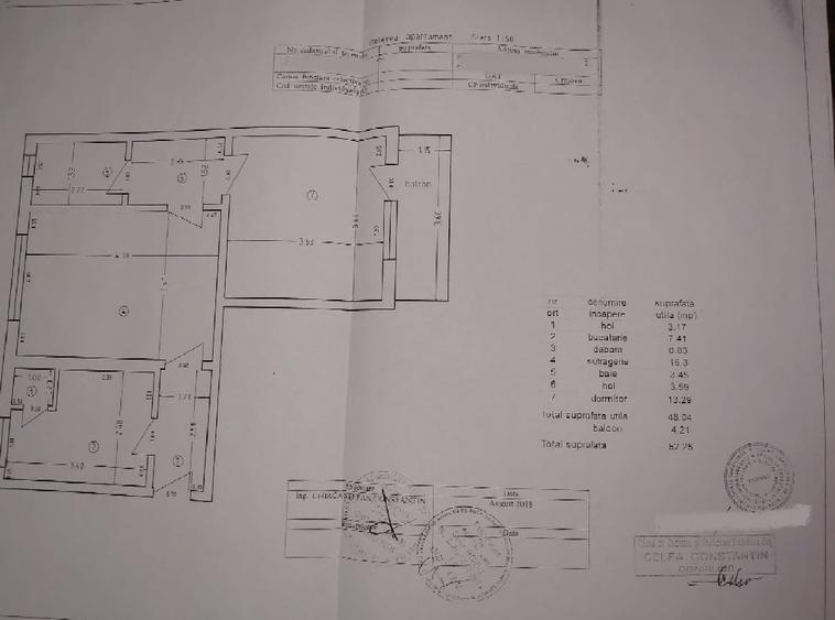 Apartament cu 2 camere în Calea București
