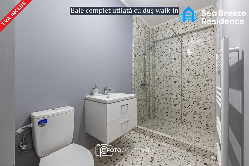 ✅Studio dublu la cheie, zona Lidl· 40mp utili · Sea Breeze Mamaia Nord - 6