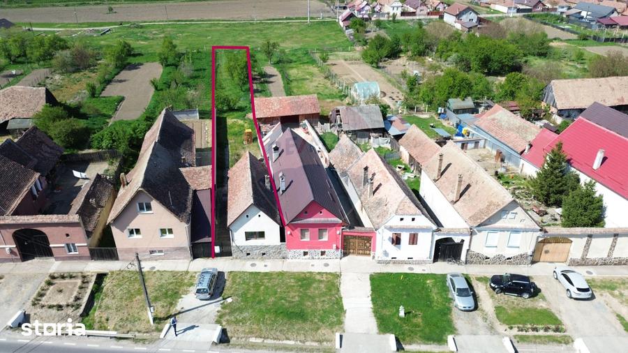 Casă cu 2 camere cu Teren 913 Mp în Central
