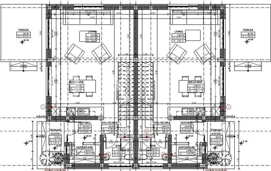 AX1188 Giroc/Vatra Veche, Duplex Cu 3 Dormitoare - 2