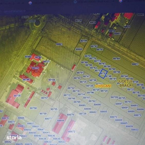 Teren de 300 mp, în Chiscani