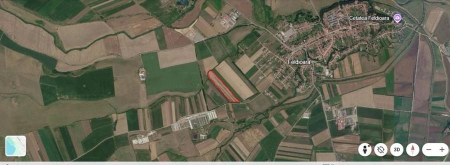 Teren de 50000 mp, în Feldioara