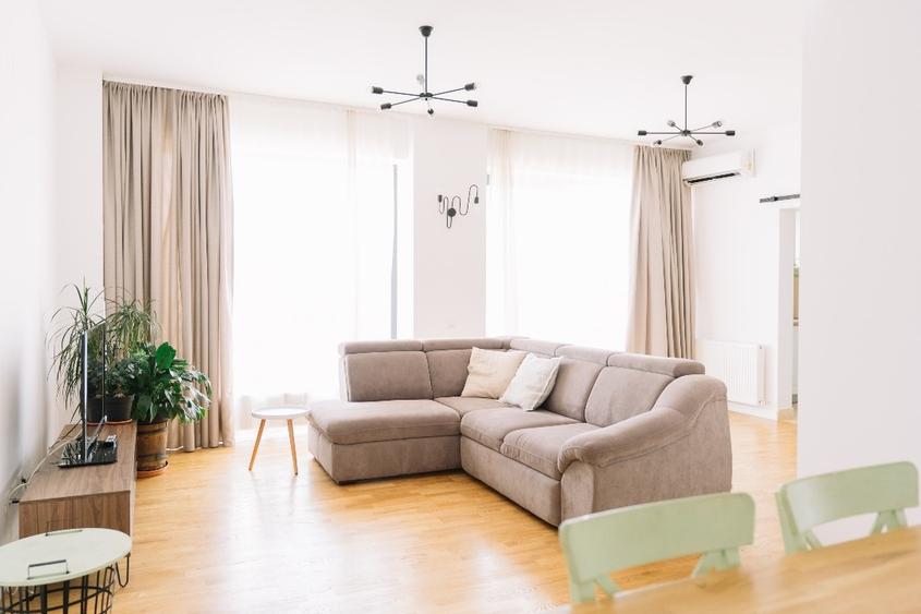 Apartament cu 4 camere decomandat, mobilat în Domenii