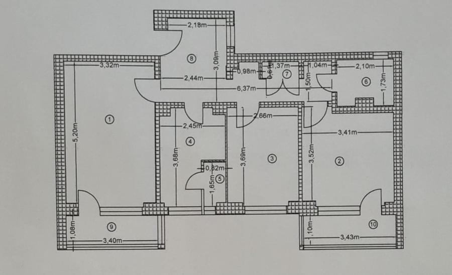 Apartament cu 3 camere decomandat în Colentina