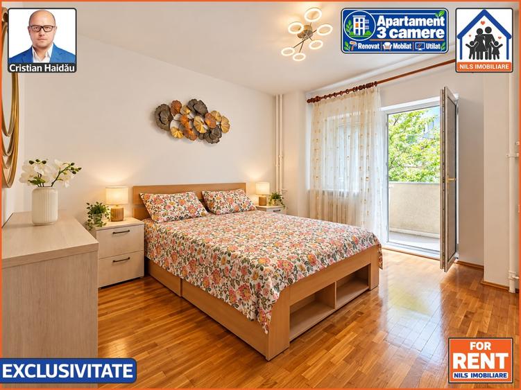 Apartament cu 3 camere decomandat în Unirii