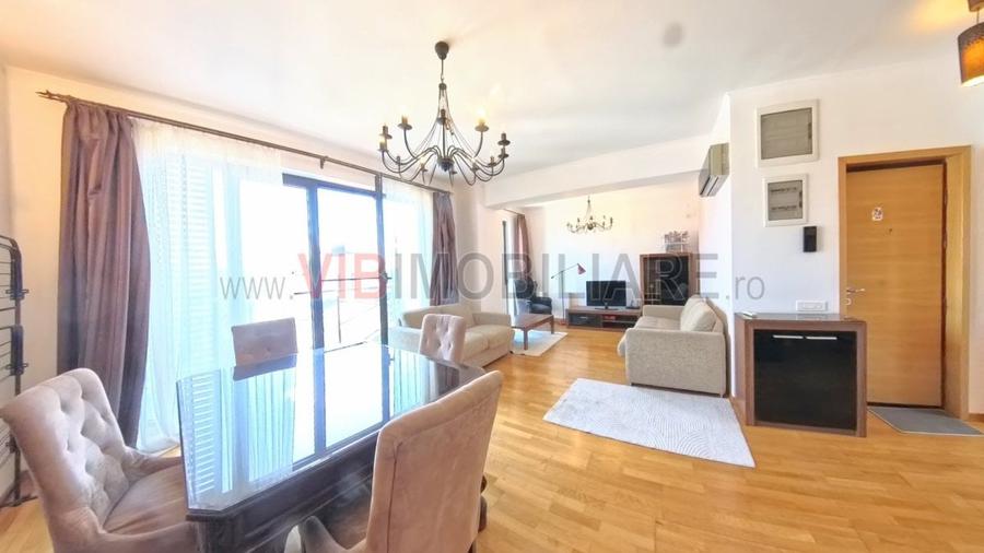 Apartament cu 3 camere semidecomandat, mobilat în Kiseleff