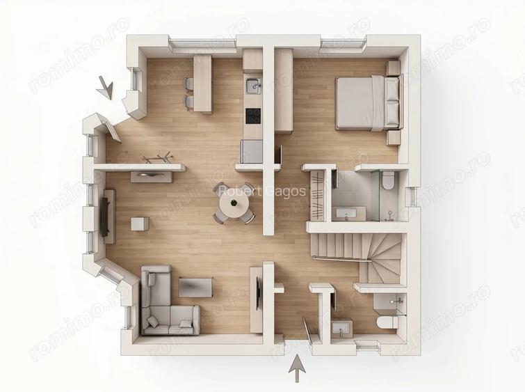 Refugiu Elegant langa Padurea Snagov: Casa Visurilor Tale (T2)