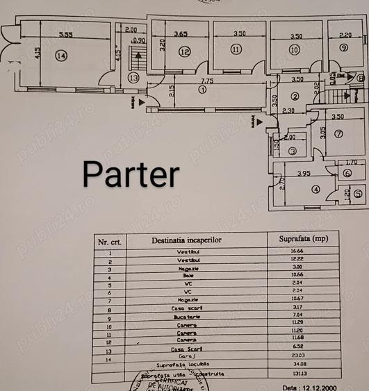 Casă cu 6 camere cu Teren 450 Mp în Berceni