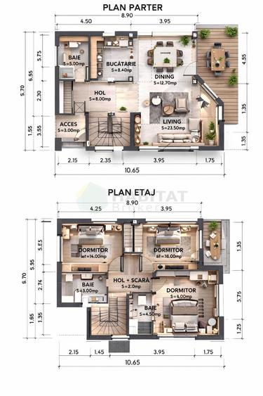 Casă cu 4 camere cu Teren 358 Mp în Pantelimon