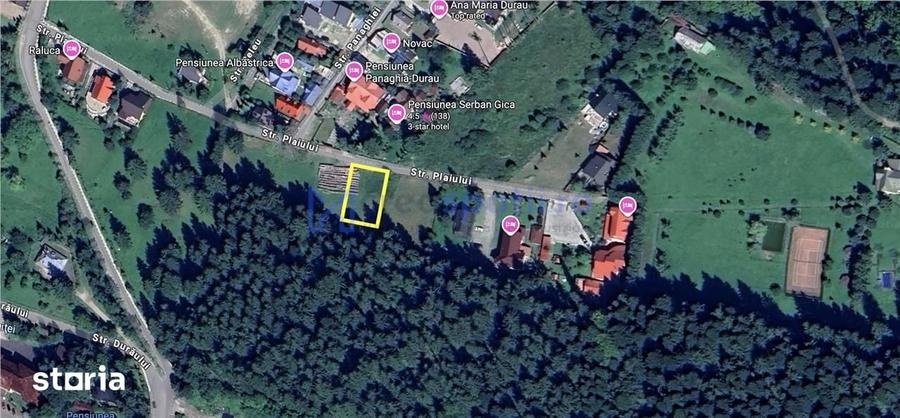 Teren de 1048 mp, în Ceahlău