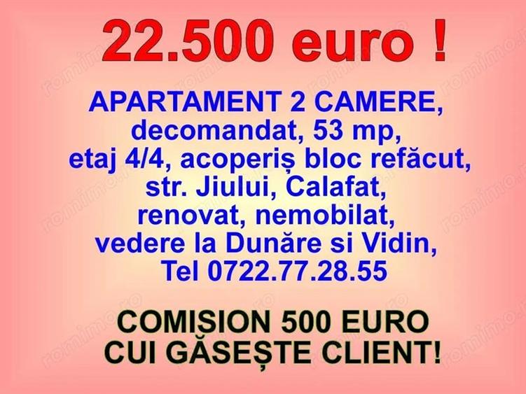 Apartament cu 2 camere decomandat în Central