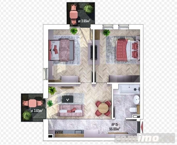 Apartament 3 camere, bloc nou, Apahida - 6