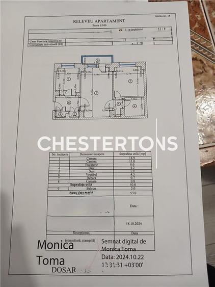 Apartament spatios 2 camere in bloc anvelopat, Ion Iriceanu/Metrou Aparatorii Pa - 8