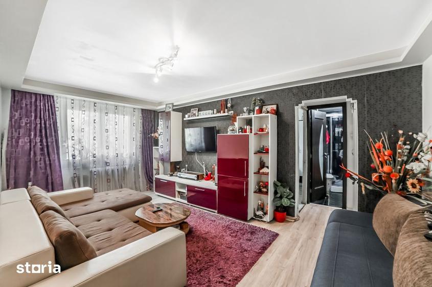 Apartament cu 4 camere semidecomandat, mobilat în Titan