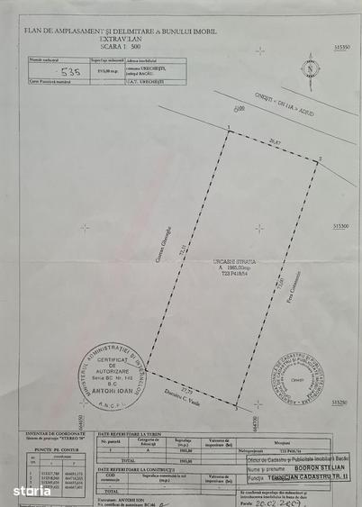 Teren de 4544 mp, în Adjud