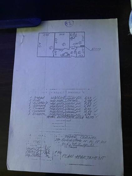 Apartament cu 2 camere, mobilat în Giurgiului