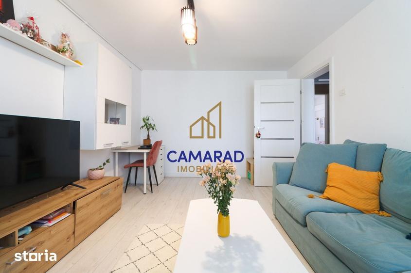 Apartament cu 2 camere decomandat, mobilat în Tei