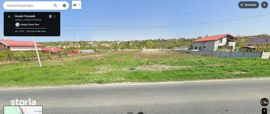 Teren de 3000 mp, în Saligny