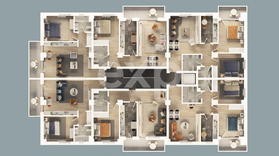 Apartament cu 3 camere decomandat în Mioveni
