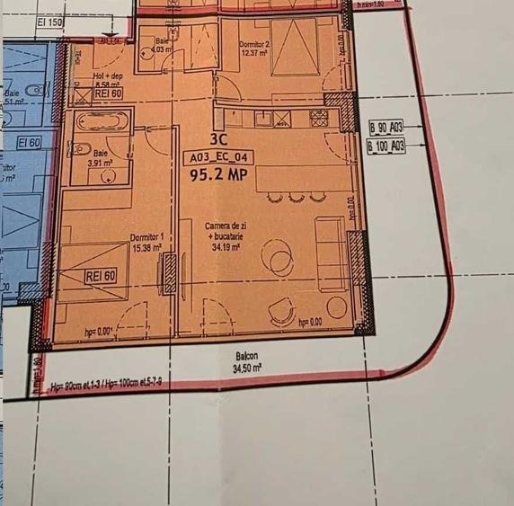 Apartament 3 camere, Proprietar, One Lake District, 210.000 + tva - 1
