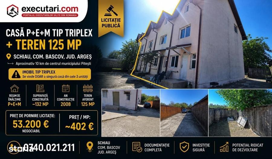 Casa P+E+M 132mp + Teren 125 m2 - Schiau - Arges - 1