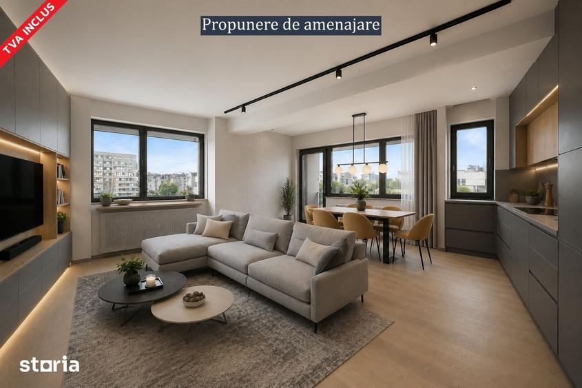 Apartament cu 3 camere decomandat în Nord