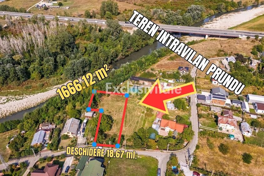 Teren Construcții intravilan de 1666.1199951172 mp, în Prundu