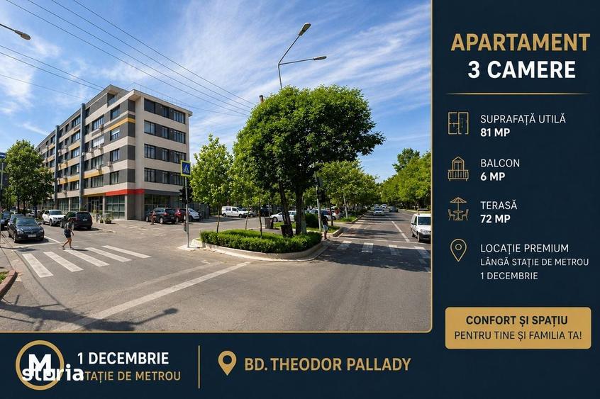 Apartament cu 3 camere în Ozana