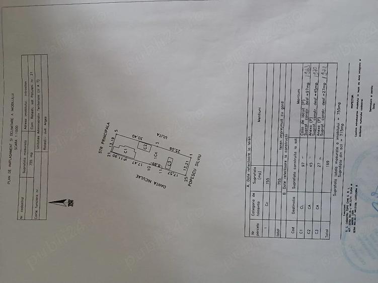 Casă cu 4 camere cu Teren 755 Mp în Tigveni