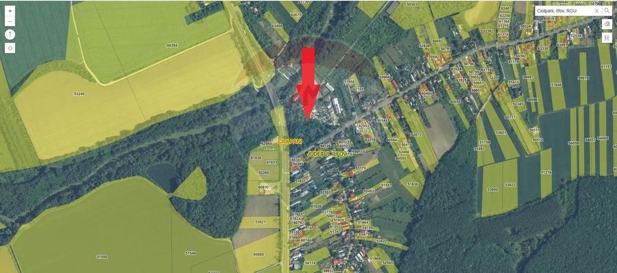Teren Construcții intravilan de 14165 mp, în Ciolpani