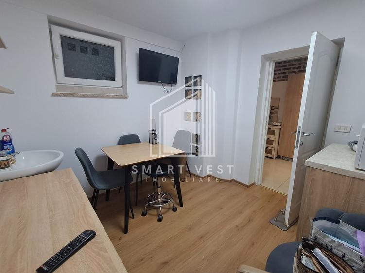 Apartament cu 2 camere semidecomandat, mobilat în Central
