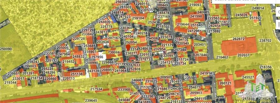 Teren Construcții intravilan de 284 mp, în Central