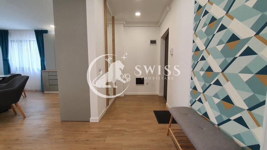 Apartament cu 2 camere semidecomandat, mobilat în Central
