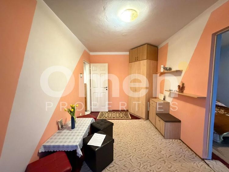 Apartament cu 2 camere, mobilat în Săsar