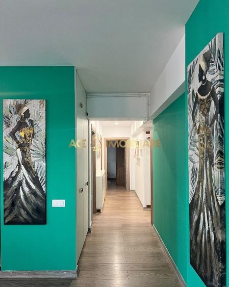 Apartament cu 3 camere semidecomandat, mobilat în Cotroceni