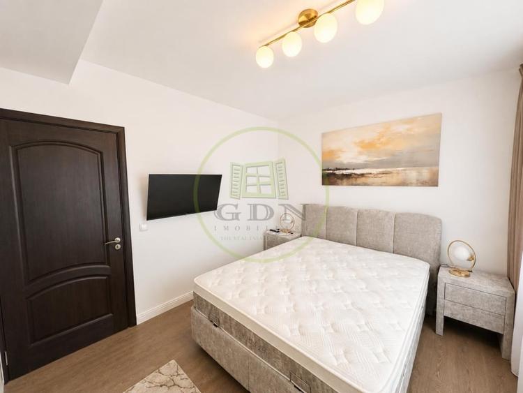 Apartament cu 2 camere semidecomandat, mobilat în Otopeni