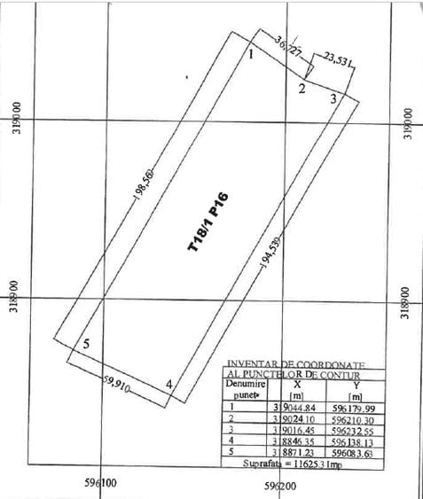 Teren Construcții intravilan de 11650 mp, în Central