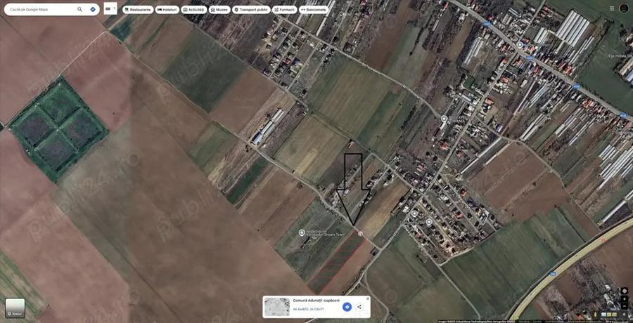 Teren în Adunații-Copăceni